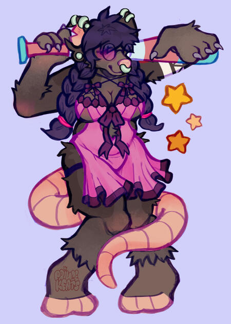 fullbody rendered commission example (SFW)